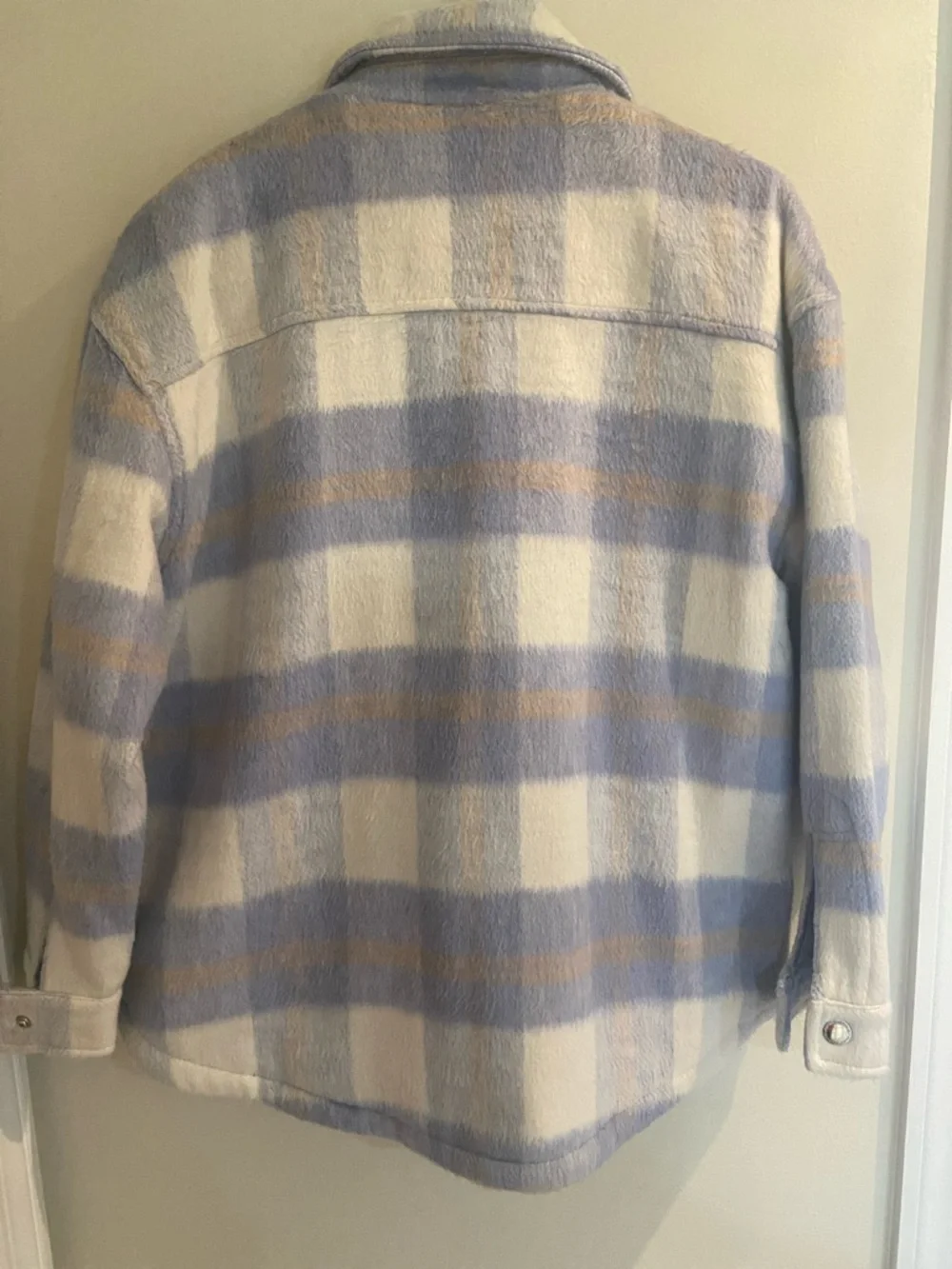 Jou Jou Light Blue Embroidered Label Coat - Picture 3 of 4